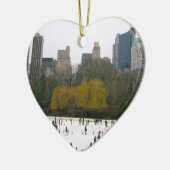 Central Park New York NY Wollman Ice Skaten Rink Keramik Ornament (Links)