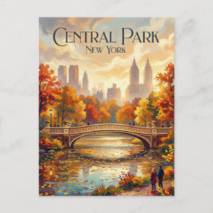 Central Park New York Postkarte