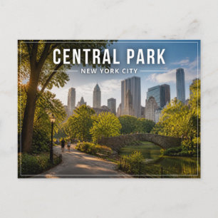 Central Park New York Postkarte