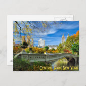Central Park New York Postkarte (Vorne/Hinten)