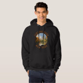 Central Park New York Retro Distressed Circle Hoodie (Vorne ganz)