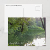 Central Park New York Turtle Pond Postkarte (Vorne/Hinten)
