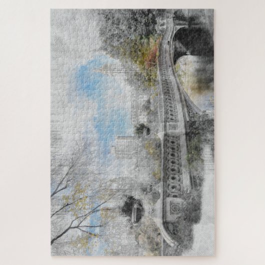 Central Park New York USA Puzzle (Vertikal)