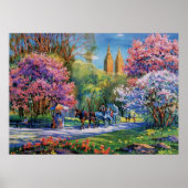 Central Park, New York Watercolor Poster (Vorne)