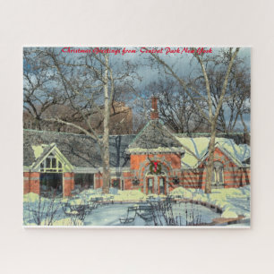 Central Park New York.Weihnachtsgrüße Puzzle
