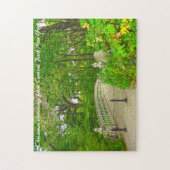 Central Park New York - Weihnachtsgrüße Puzzle (Vertikal)