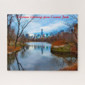 Central Park New York - Weihnachtsgrüße Puzzle (Horizontal)