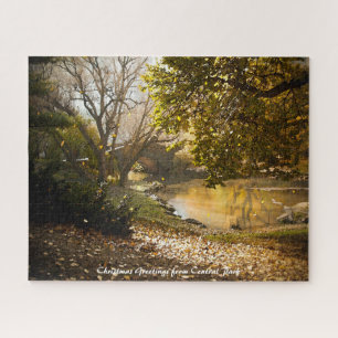 Central Park New York. Weihnachtsgrüße Puzzle