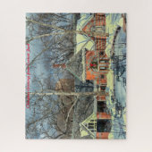 Central Park New York - Weihnachtsgrüße Puzzle (Vertikal)