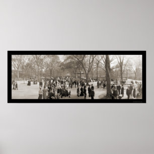 Central Park NY Foto 1902 Poster