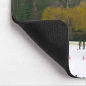 Central Park NY NYC Wollman Skaten Rink Mousepad (Ecke)