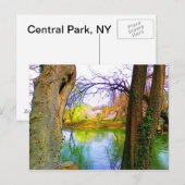 Central Park, NY Postkarte (Vorne/Hinten)