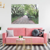 Central Park NYC Conservatory Garden Foto Leinwand (Insitu (Wohnzimmer))