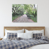Central Park NYC Conservatory Garden Foto Leinwand (Insitu (Schlafzimmer))