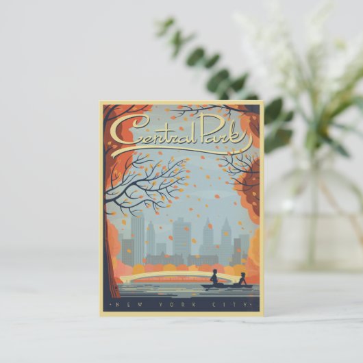 Central Park, NYC - Fall Postkarte (Stehend Vorderseite)