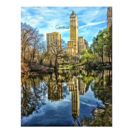 Central Park, NYC Fotodruck (Vorne)