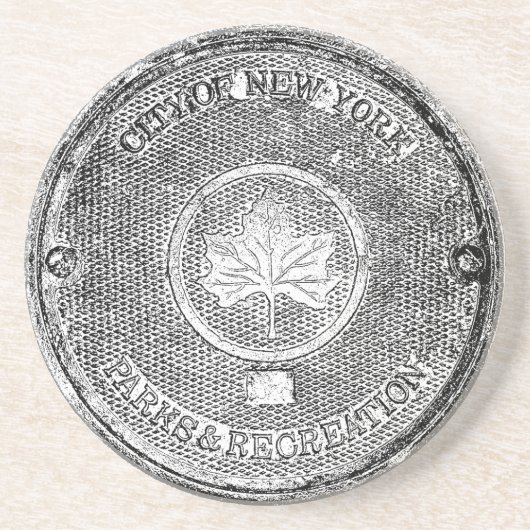 Central Park NYC Getränkeuntersetzer (Vorne)