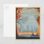 Central Park, NYC - Herbst Postkarte (Vorne/Hinten)