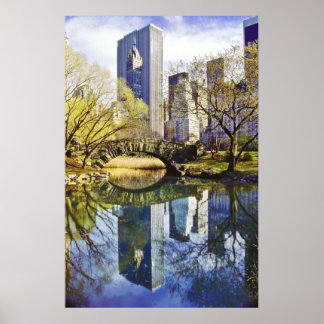 Central Park NYC Poster