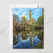 Central Park, NYC Postkarte (Vorne/Hinten)