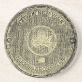 Central Park NYC Sandstein Untersetzer (Vorne)