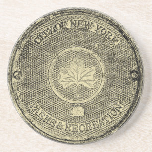 Central Park NYC Sandstein Untersetzer