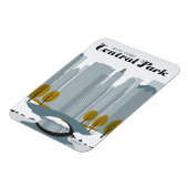 Central Park, NYC - Schnee Magnet (Linke Seite)