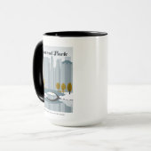 Central Park, NYC - Schnee Tasse (Vorderseite Links)
