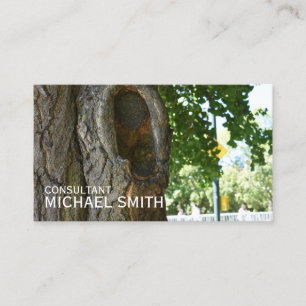 Central Park NYC Tree Trunk Nature Fotografy Visitenkarte