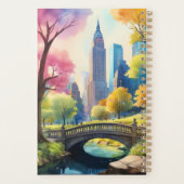 Central Park of NYC in V Aquarellmalerei 1 Planer (Rückseite)