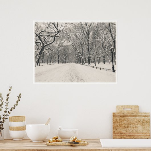 Central Park - Poet's Walk - New York City Poster (Küche)