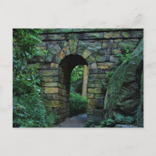 Central Park: Ramble Stone Arch Postkarte