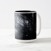 Central Park-Reihe der Bäume Zweifarbige Tasse (VorderseiteRechts)