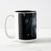 Central Park-Reihe der Bäume Zweifarbige Tasse (Links)