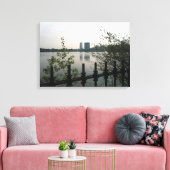 Central Park Reservoir Foto Leinwand (Insitu (Wohnzimmer))
