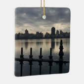 Central Park Reservoir New York City Sunrise NYC Keramikornament (Rechts)