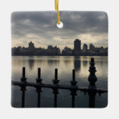 Central Park Reservoir New York City Sunrise NYC Keramikornament (Vorderseite)