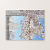 Central Park Reservoir Spring Cheroms NYC Puzzle (Horizontal)