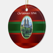 Central Park San Remo Xmas #3 Keramik Ornament (Links)