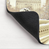 Central Park-Schnee - Winter New York Mousepad (Ecke)