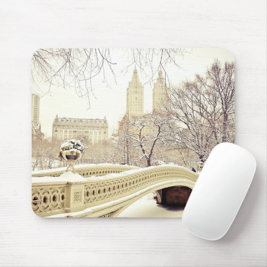 Central Park-Schnee - Winter New York Mousepad (Mit Mouse)