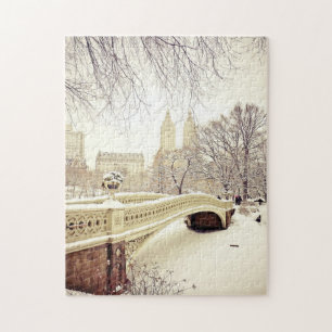 Central Park-Schnee - Winter New York Puzzle