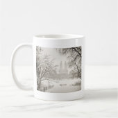 Central Park - schöner Winter-Schnee Kaffeetasse (Links)