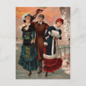 Central Park Skater Postcard Postkarte (Vorderseite)