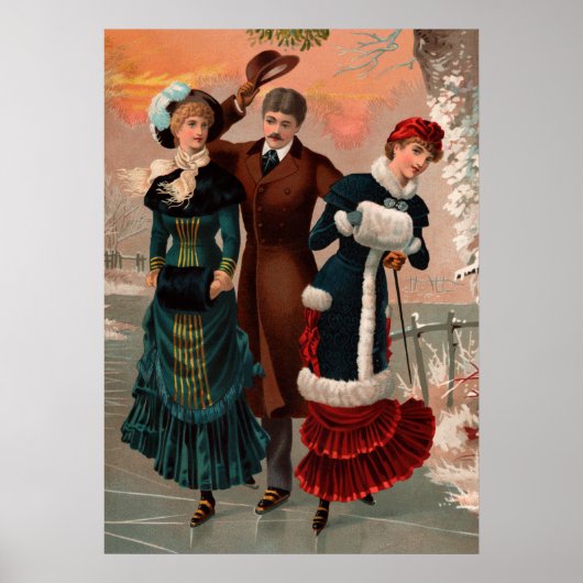 Central Park Skater Poster (Vorne)