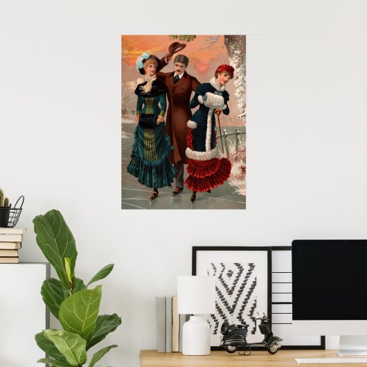 Central Park Skater Poster (Heimbüro)