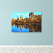 Central Park Skyline im Herbst Leinwanddruck (Insitu (Holzboden))