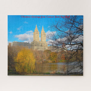 Central Park Skyline New York.Weihnachtsgrüße Puzzle