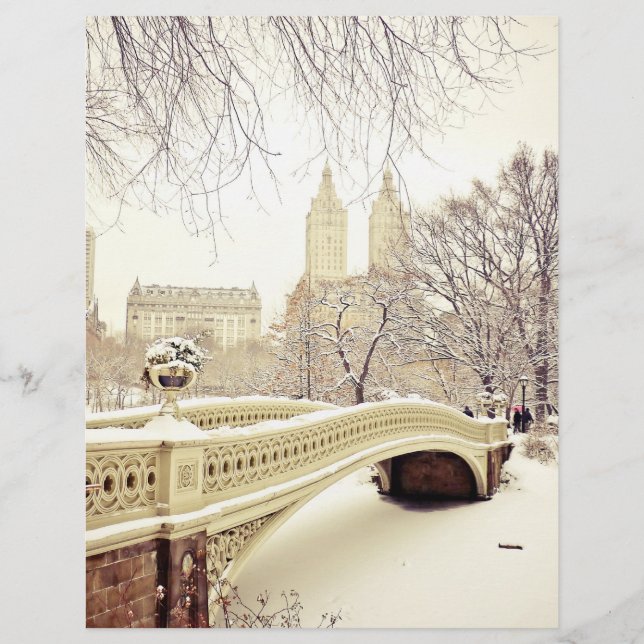 Central Park Snow - Winter New York (Vorderseite)