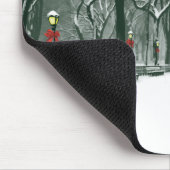 Central Park Snowy Path Mousepad (Ecke)